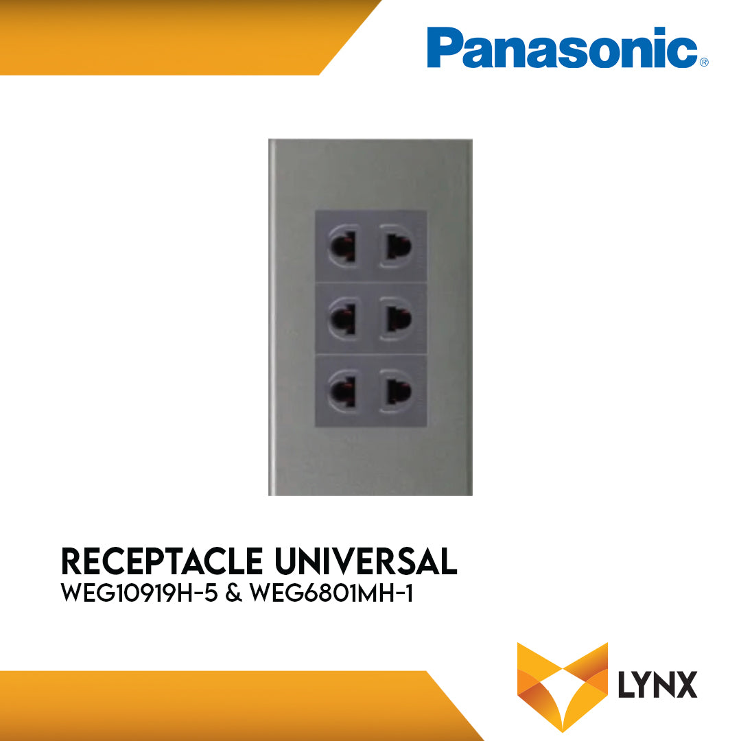 Panasonic Wide Series Universal Receptacle