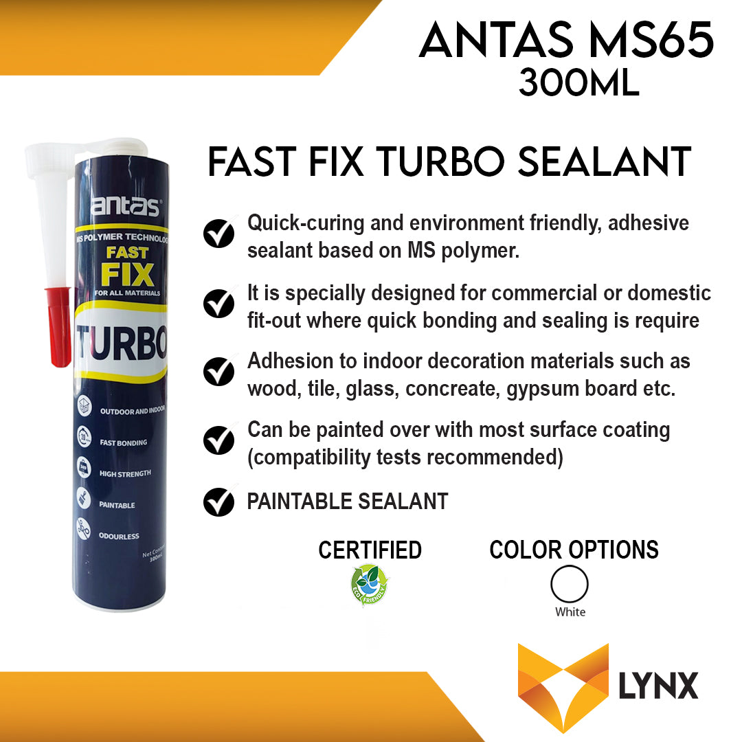 Antas 635 MS Nail Free Sealant 300ml (Mirror Mastic)