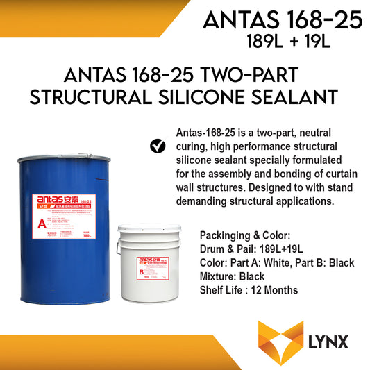 Antas 168-25 Two-Part Structural Silicone Sealant