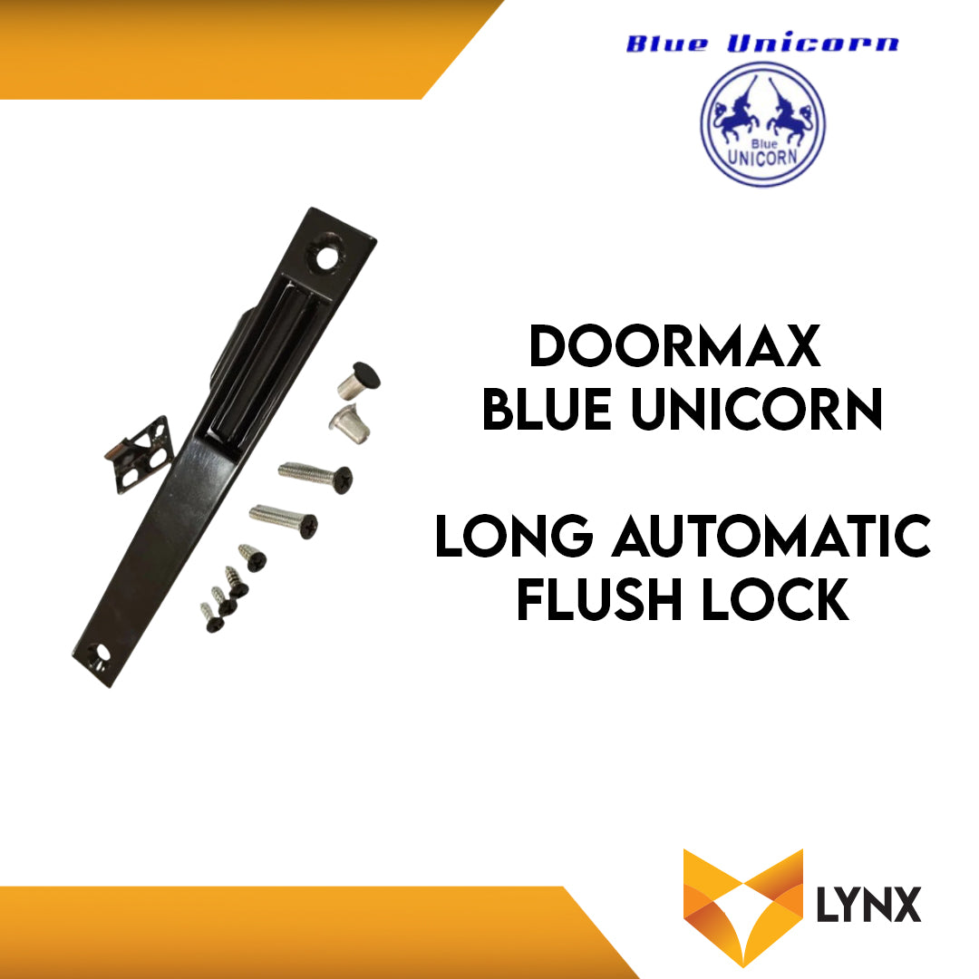 DOORMAX  BLUE UNICORN LONG AUTOMATIC FLUSH LOCK