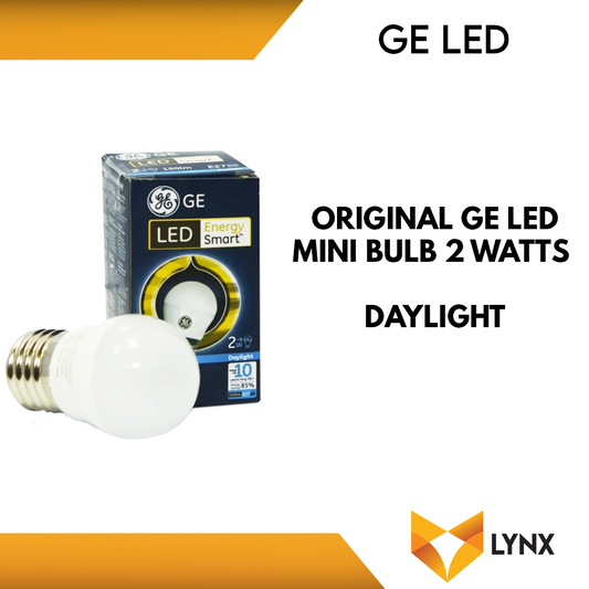 Original GE LED MINI BULB 2 Watts (Day Light)