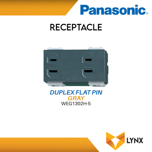 Panasonic Duplex Flat Pin