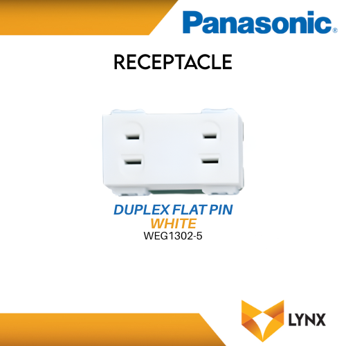 Panasonic Duplex Flat Pin