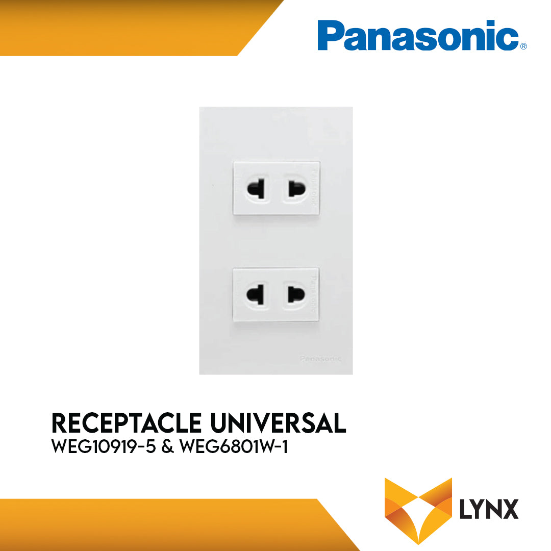 Panasonic Wide Series Universal Receptacle