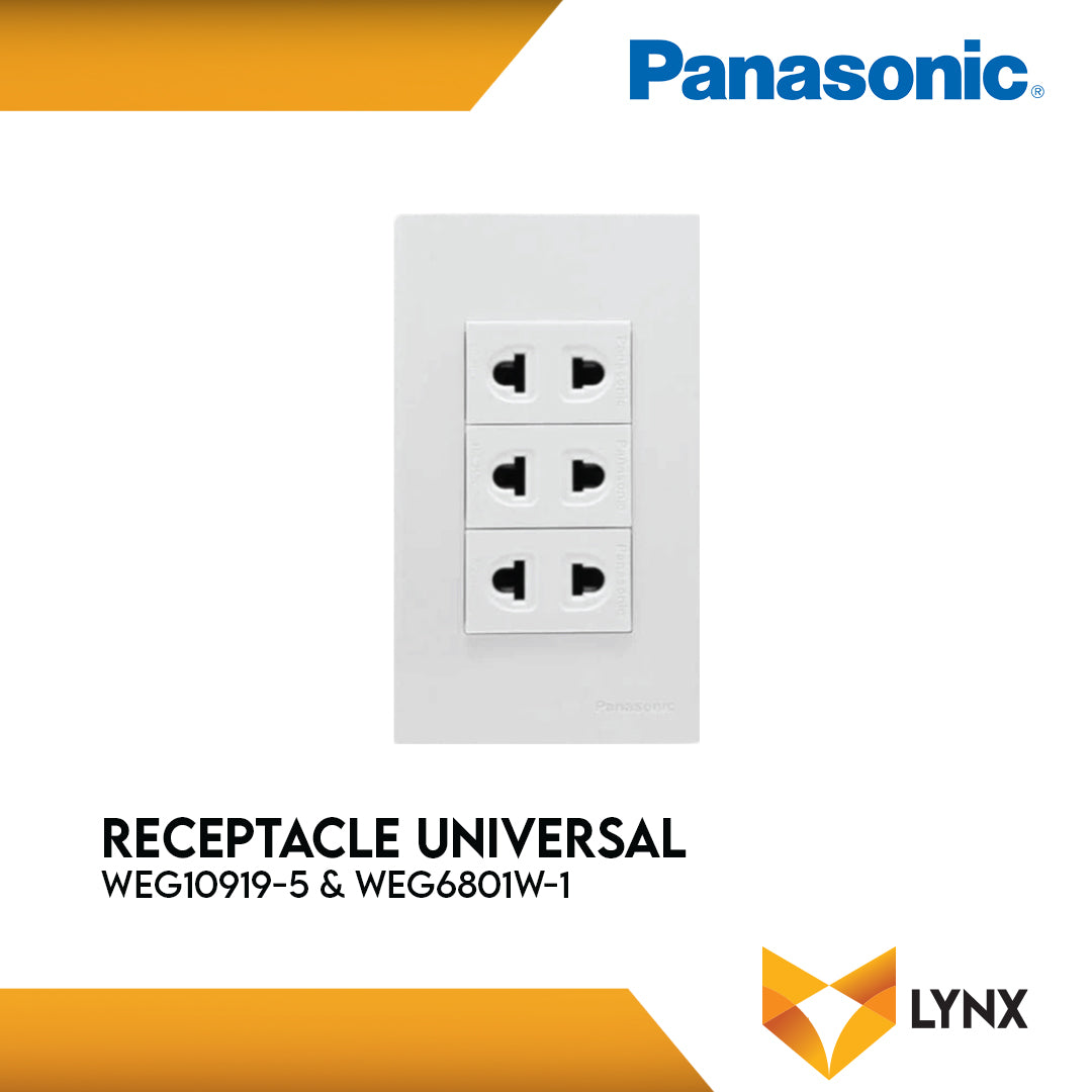 Panasonic Wide Series Universal Receptacle