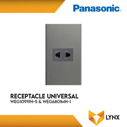 Panasonic Wide Series Universal Receptacle