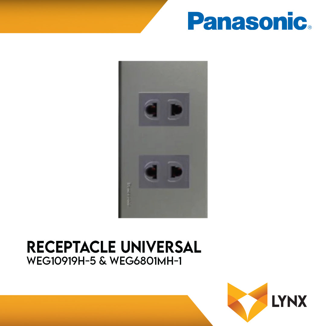 Panasonic Wide Series Universal Receptacle