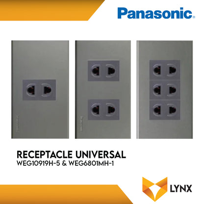 Panasonic Wide Series Universal Receptacle