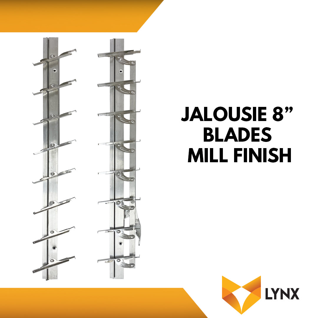 Window Rouver Blades Jalousie Frame 8 Blades for Louver Window 1 Pair – Lynx Industrial ...