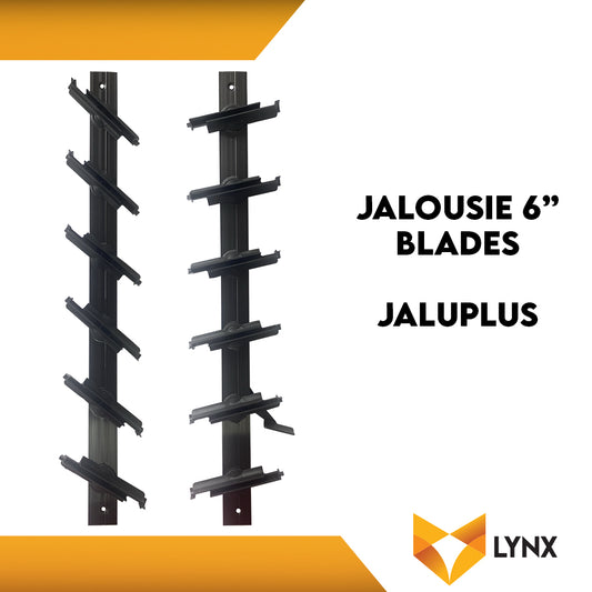 Jalousie Jaluplus 6 Blades for Louver Window 1 Pair