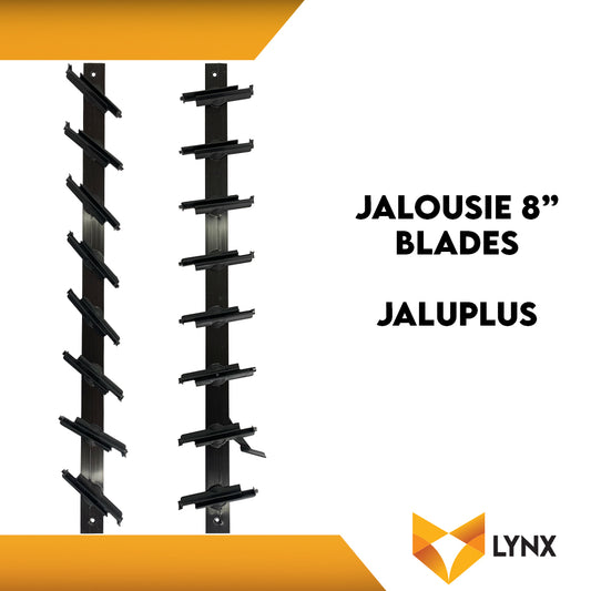 Jalousie Jaluplus 8 Blades for Louver Window 1 Pair