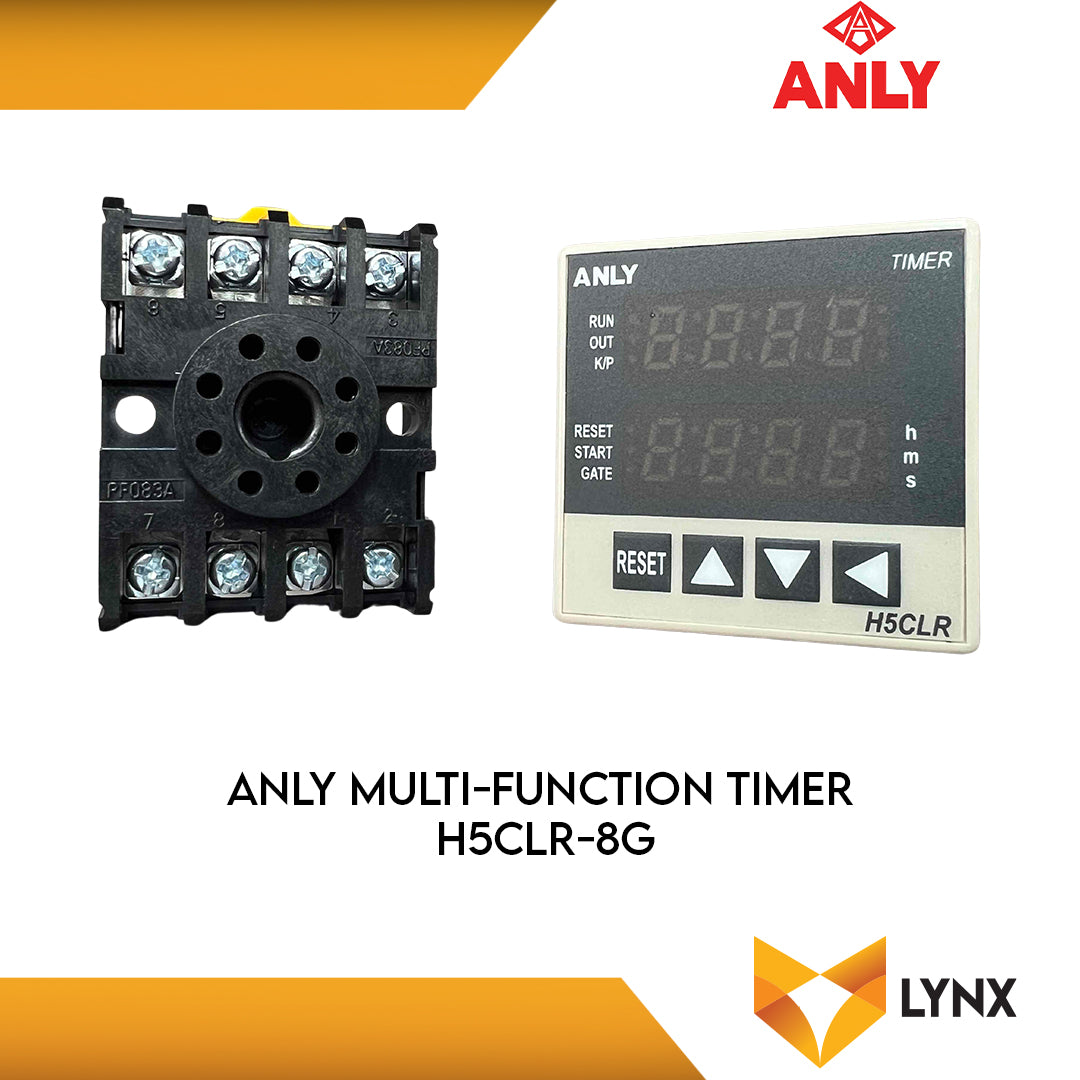 ANLY MULTI-FUNCTION TIMER H5CLR-8G – Lynx Industrial Trading Corporation