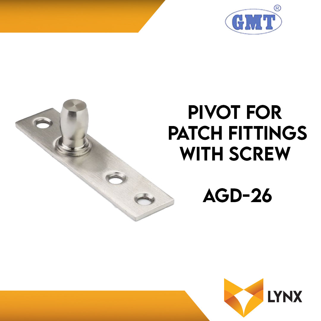 Gmt Pivot for Patch Fitting Door screws included