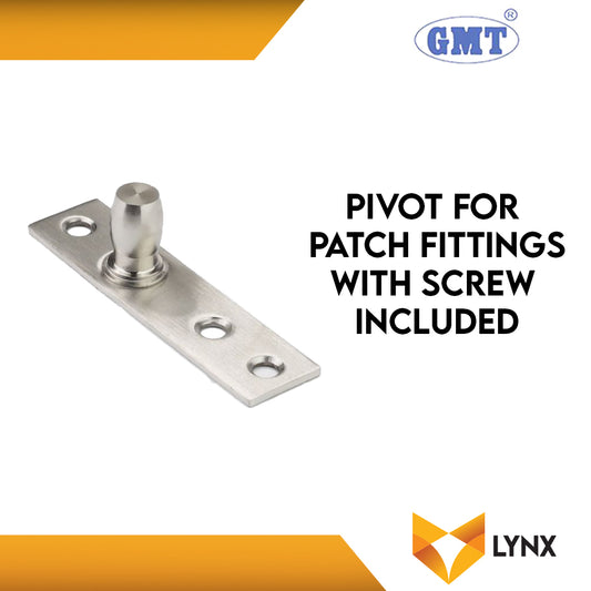 Gmt Pivot for Patch Fitting Door screws included