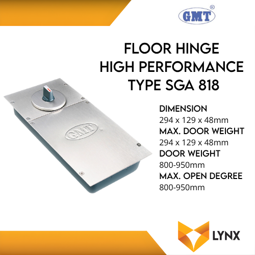 GMT Floor Hinge High Performance Type SGA 818