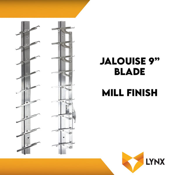 Jalousie Frame 9 Blades for Louver Window 1 Pair – Lynx Industrial ...