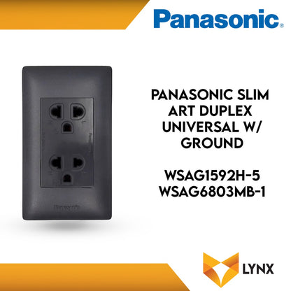 Panasonic Slim Art Duplex Universal w/Ground