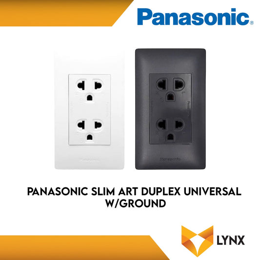 Panasonic Slim Art Duplex Universal w/Ground