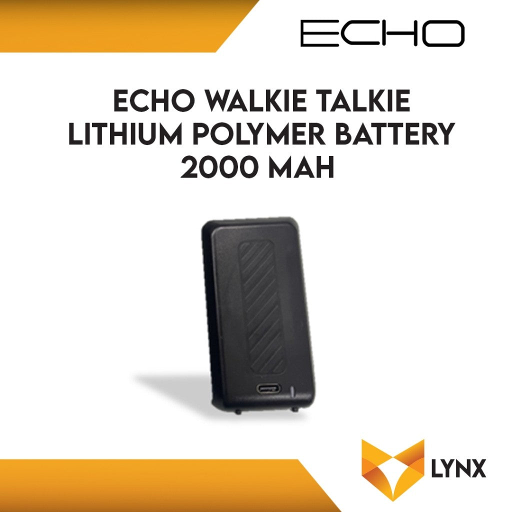 ECHO WALKIE TALKIE Lithium Polymer Battery 2000 mAh